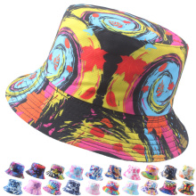 UNIQ hat Summer Travel Bucket Beach Sun Hat Hip-hop  Canvas cap Graffiti fisherman's hat